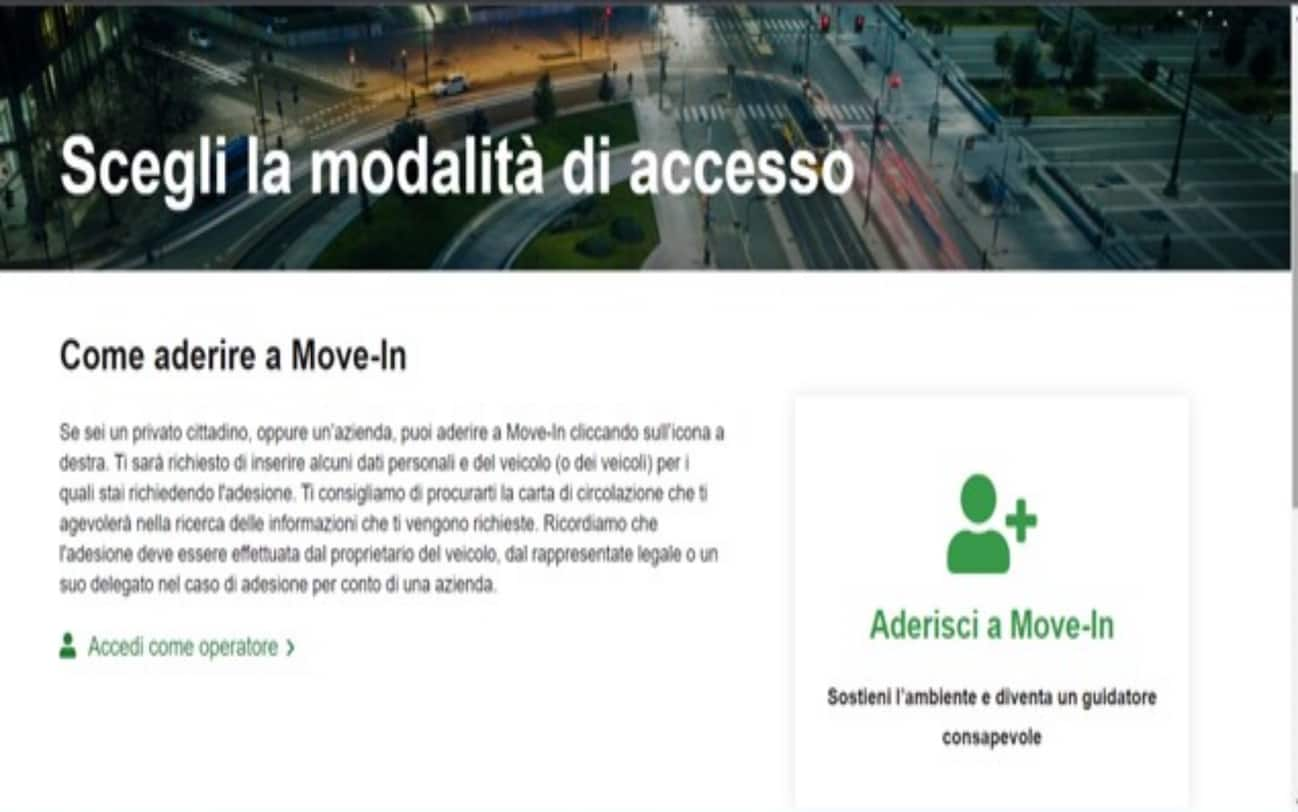 MoveIn, come funziona il servizio di Regione Lombardia per evitare i